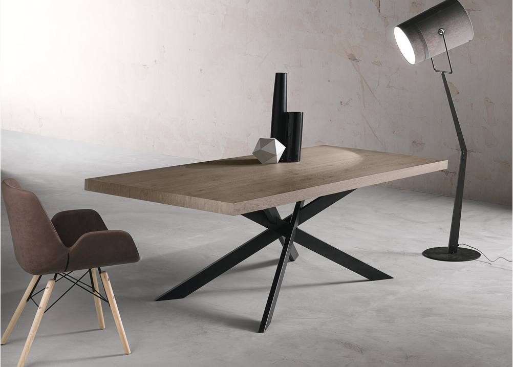 DAVIS Dining Table Crossed Legs 160CM, 180CM & 200CM