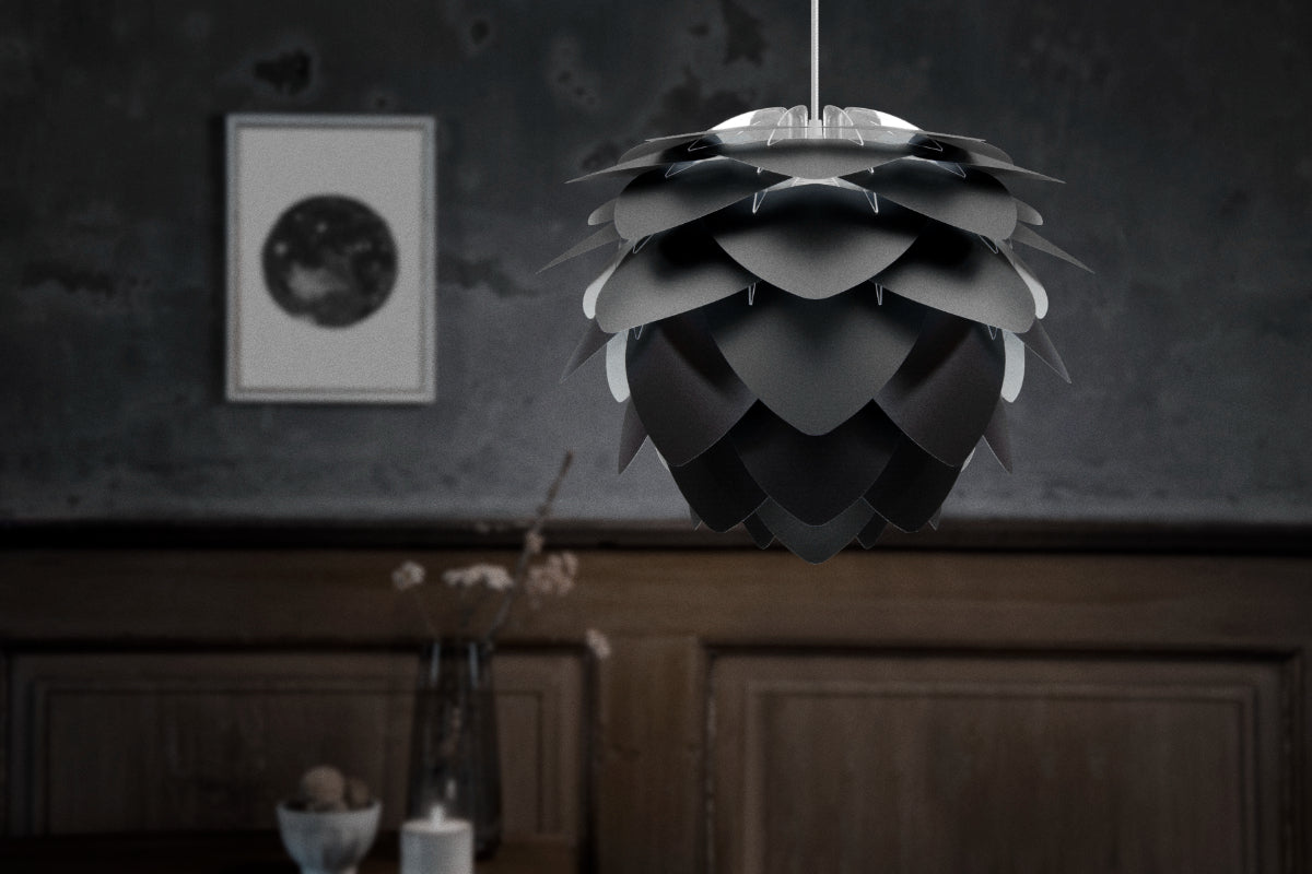 SILVIA Black Medium Pendant Light