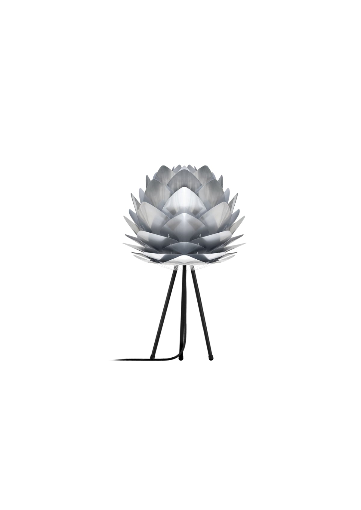 SILVIA Brushed Steel Table Lamp