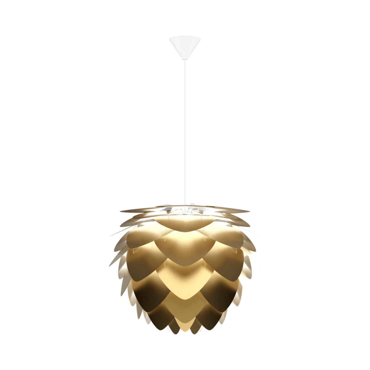 ALUVIA Brushed Brass Pendant Light