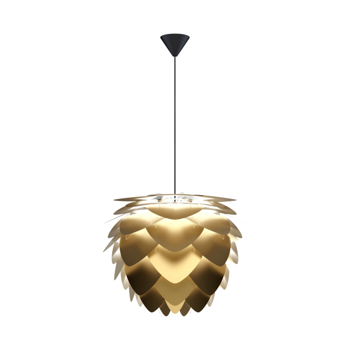 ALUVIA Brushed Brass Pendant Light