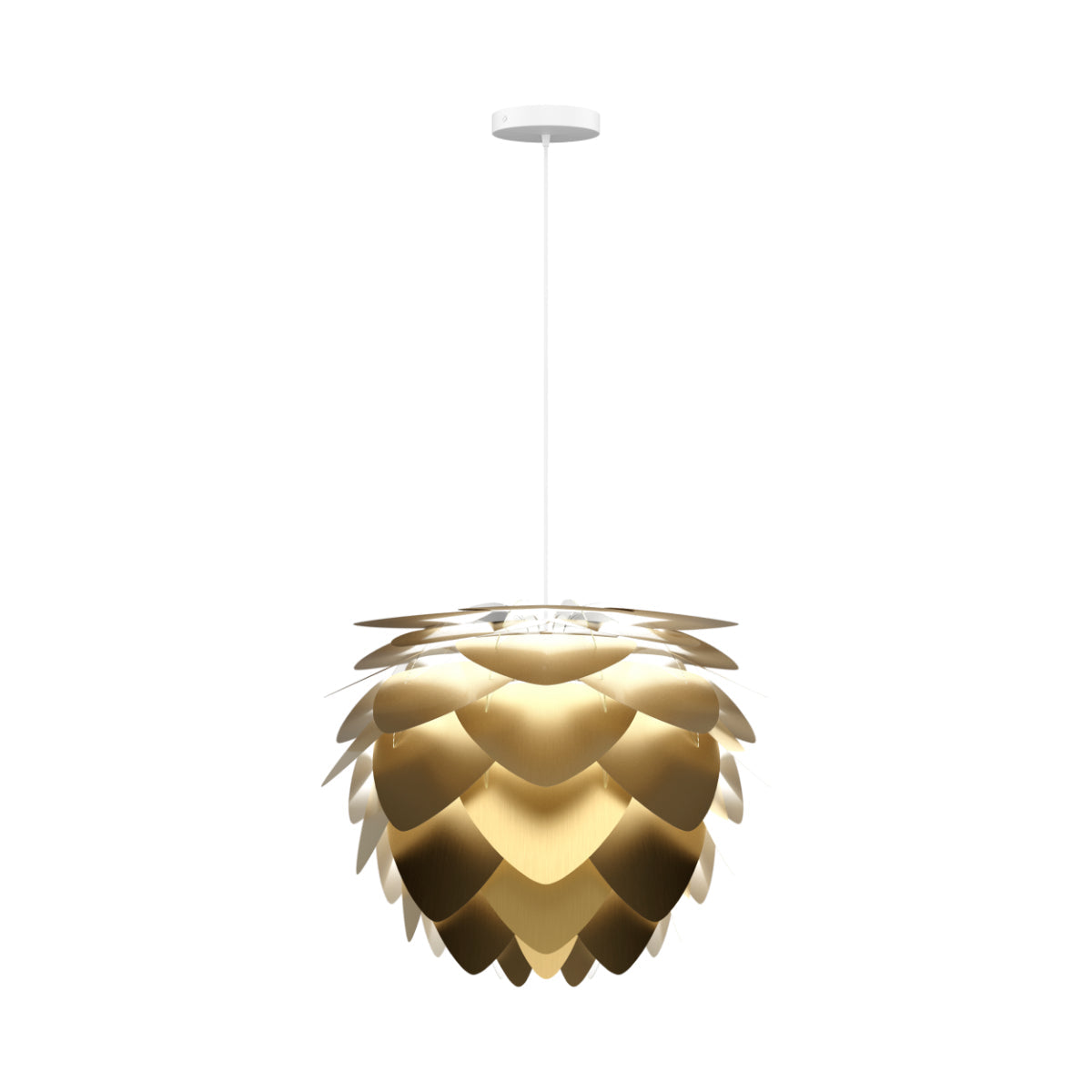 ALUVIA Brushed Brass Pendant Light