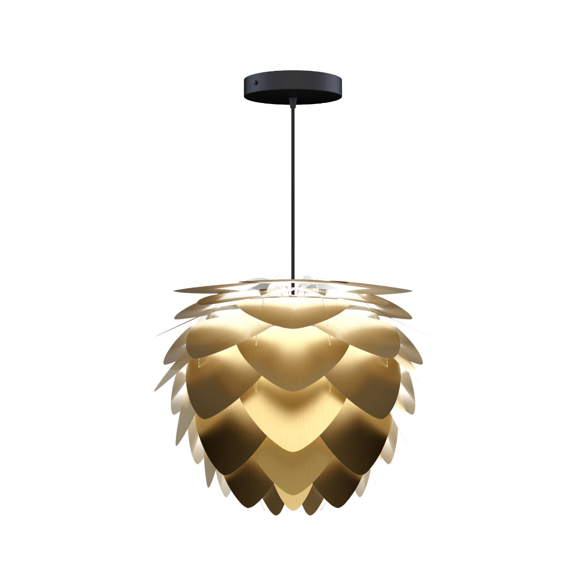 ALUVIA Brushed Brass Pendant Light