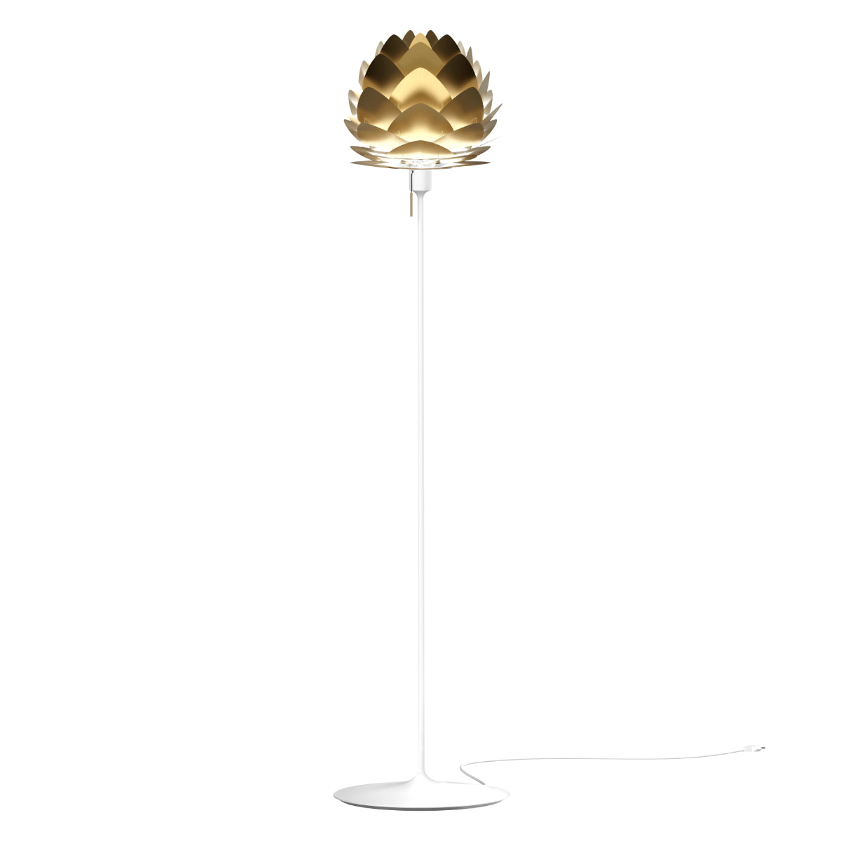 ALUVIA Brushed Brass Floor Lamp