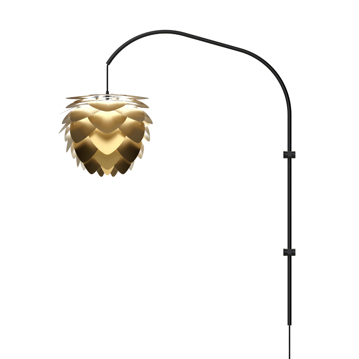 ALUVIA Willow Brushed Brass Wall Lamp