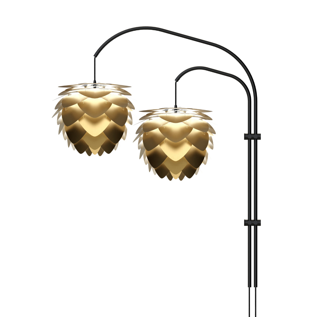 ALUVIA Willow Brushed Brass Wall Lamp