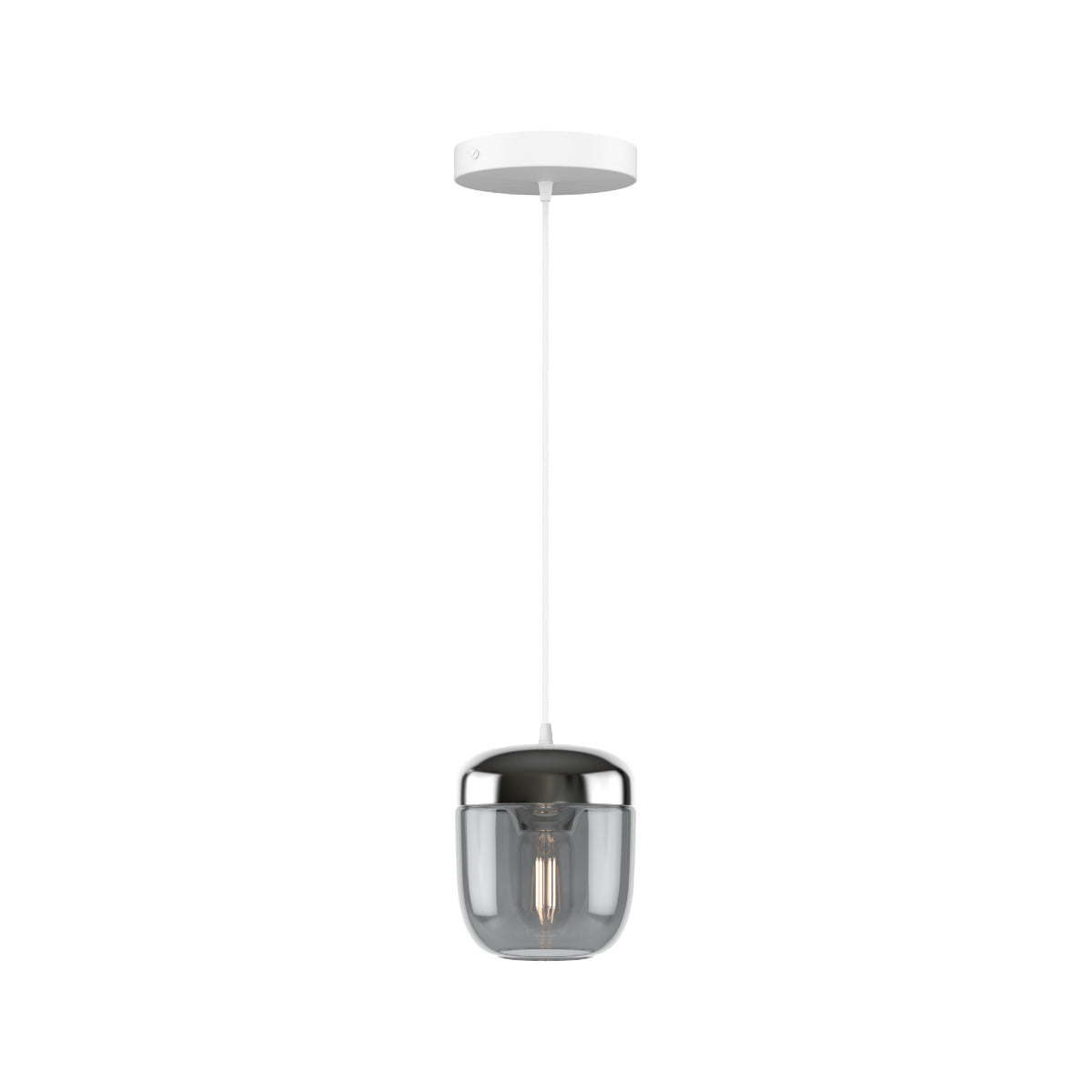 ACORN Smoked Steel Pendant Light