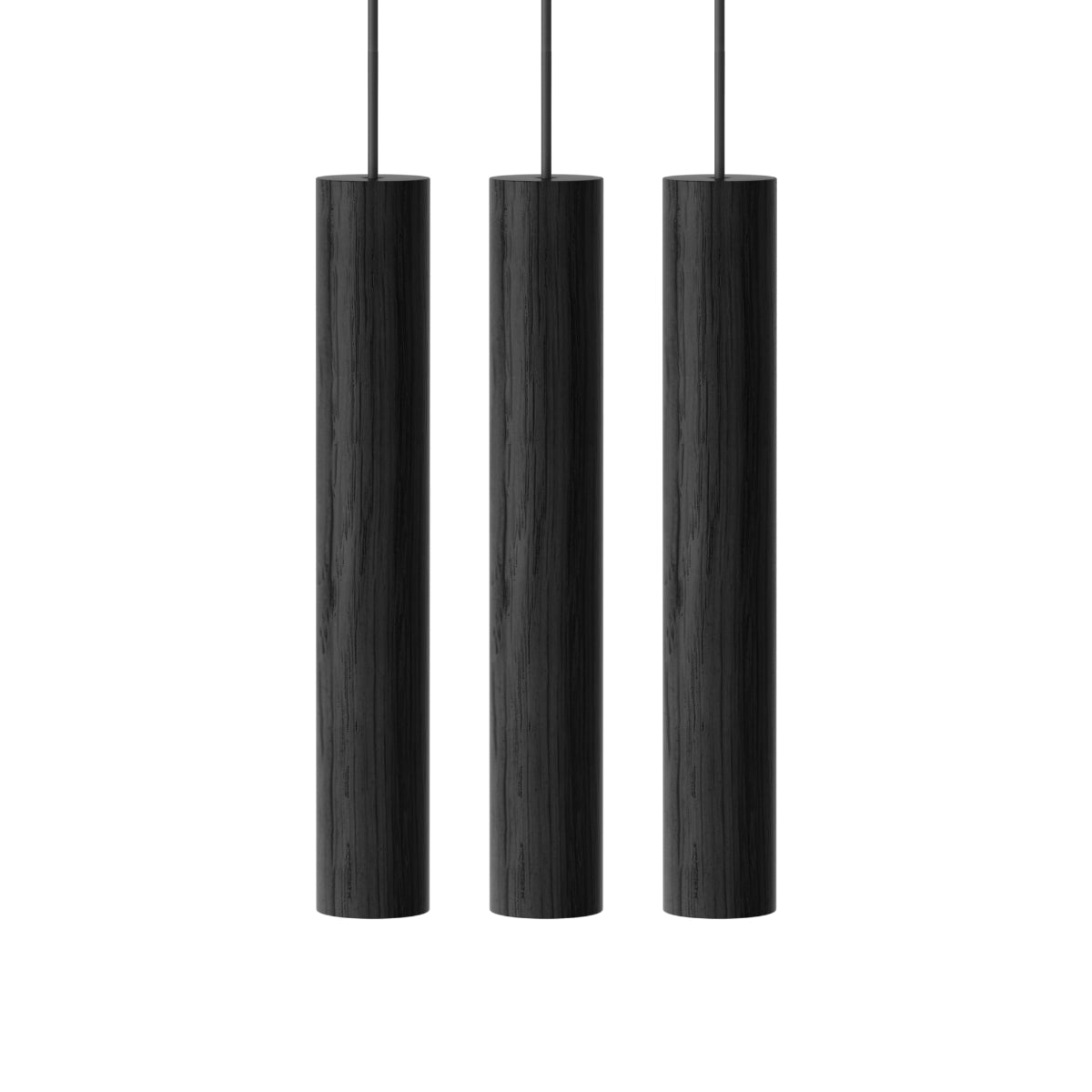 CHIMES Cluster 3 Oak LED Pendant Lights