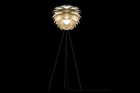 SILVIA Brushed Brass Floor Lamp, VITA Copenhagen- D40Studio