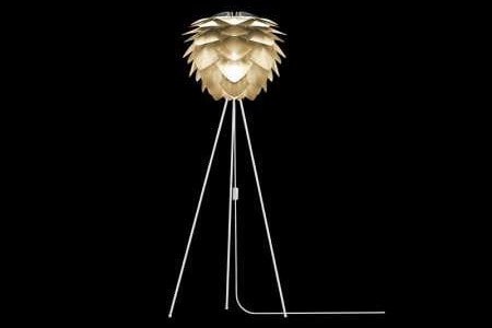 SILVIA Brushed Brass Floor Lamp, VITA Copenhagen- D40Studio