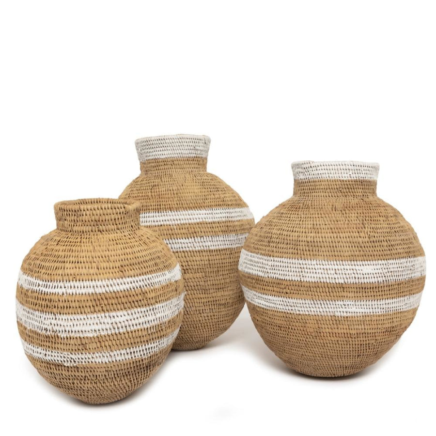 BUHERA Basket - Natural White