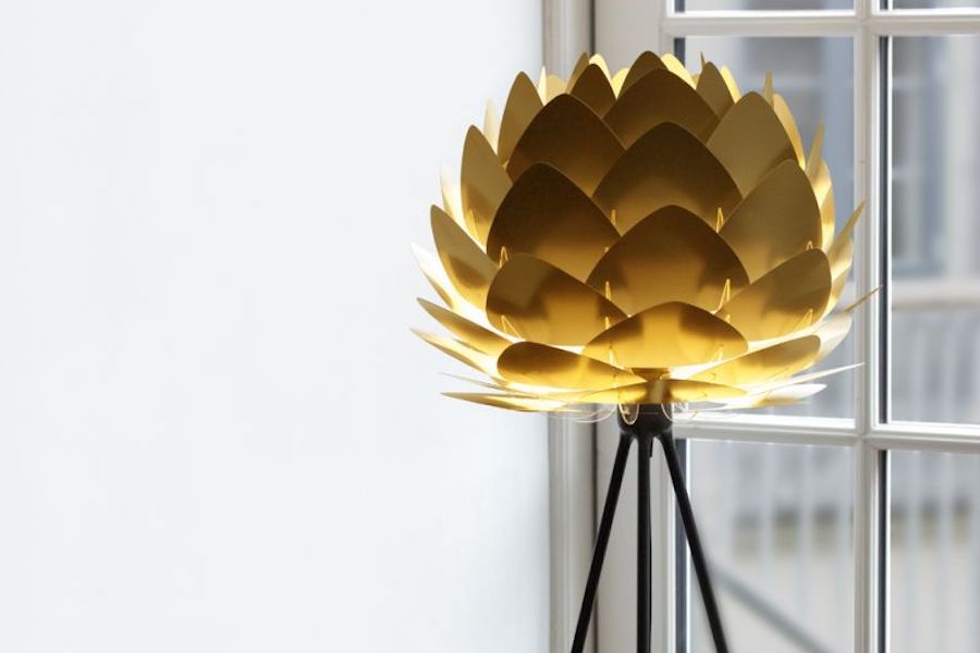 ALUVIA Saffron Yellow Floor Lamp