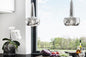 CLAVA Pendant, Polished Steel