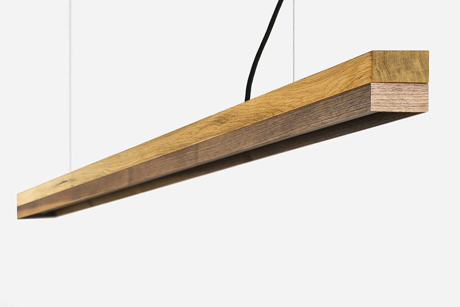 [C3o] Oak Wood  & Walnut Pendant 182CM