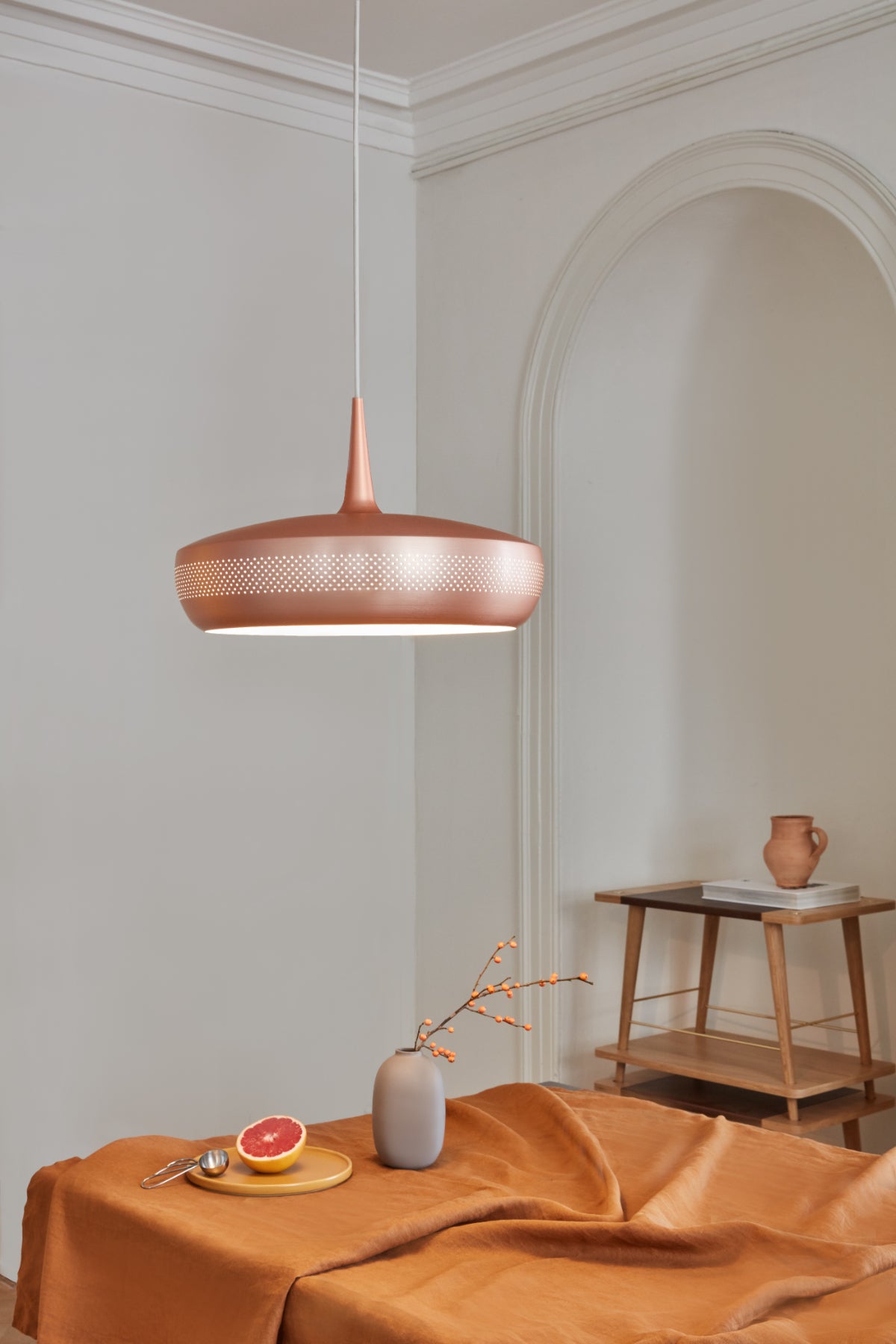 CLAVA DINE Pendant, Brushed Copper