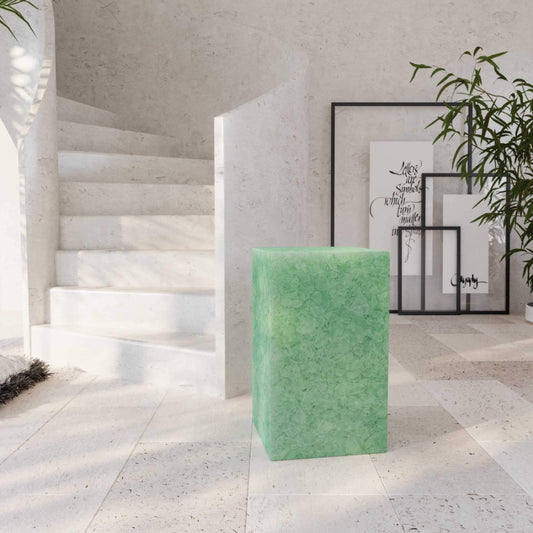 NEW YORK Glass Ceramic Side Table