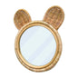 Rattan Bear Mirror