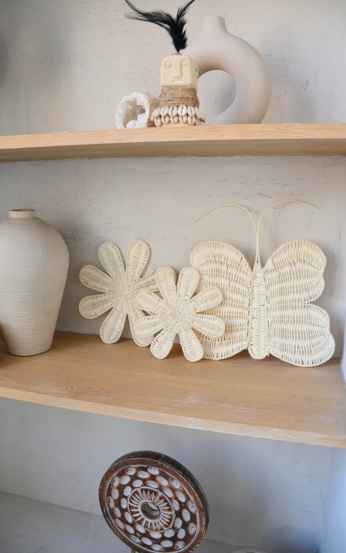 Decor pentru copii cu flori de ratan