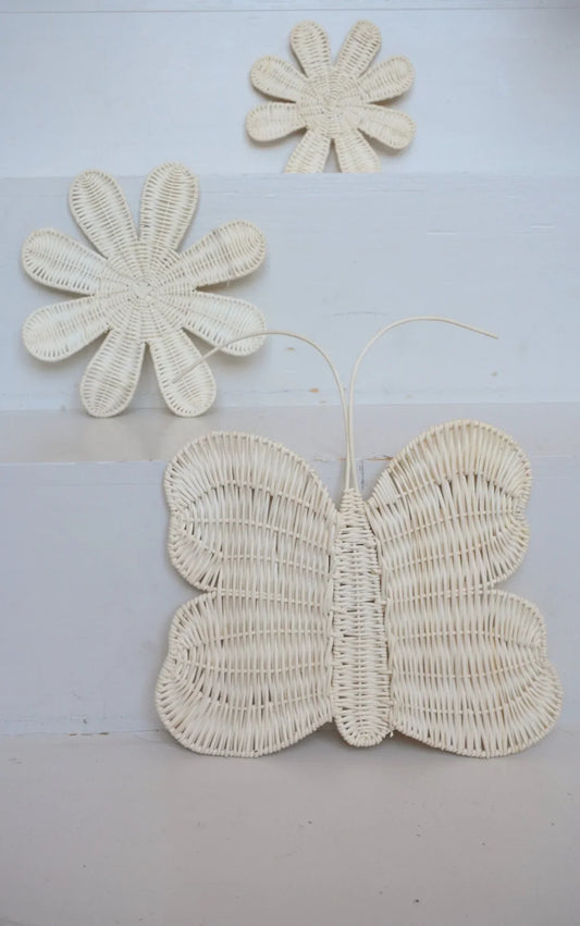 Rattan Flower Kids Decor