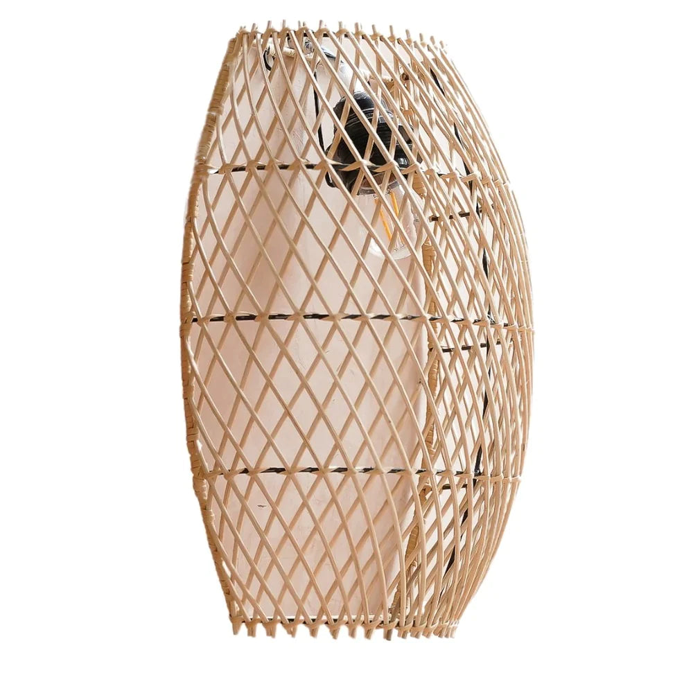 Rattan Wall Light